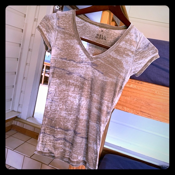 Well Worn Tops - Well Worn Camo Tee Shirt